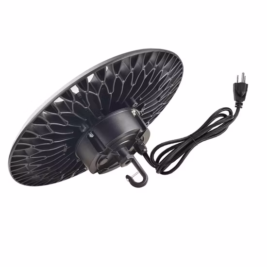 2021 Tipo 240W LED UFO High Bay Lights Lampada industriale con obiettivo PC