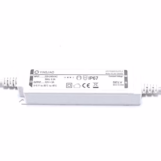 Produttore di alimentatori Driver LED a corrente/tensione costante da 40 W Alimentatore impermeabile Pfc